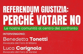 “Comunità al centro del confronto” in vista del referendum