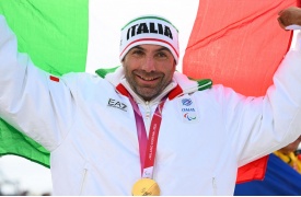 Perathoner portabandiera azzurro alla cerimonia di chiusura delle Paralimpiadi 2