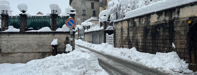 Fiocchi anche nel Vco: blackout e disagi per la neve
