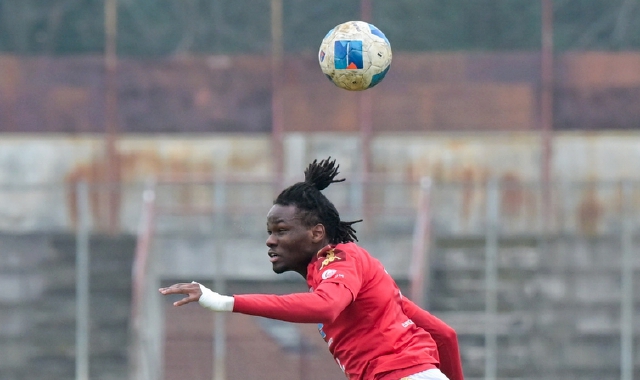 Sovogui ha segnato il gol vittoria per il Varese (foto Archivio)