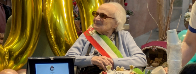 Nina fa cento anni: sindaca per un giorno