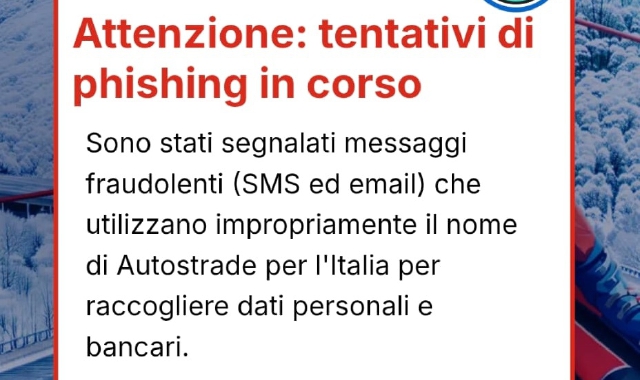 Messaggi fraudolenti: l’allarme di Autostrade per l’Italia