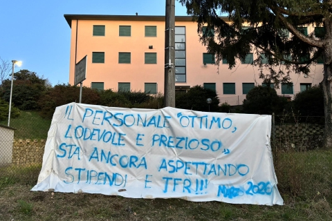 Sacro Cuore: la protesta degli ex dipendenti