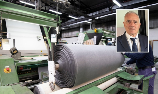 Nel riquadro, il presidente di Confindustria Varese, Luigi Galdabini