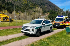 Incidente domestico, donna soccorsa con l’elicottero