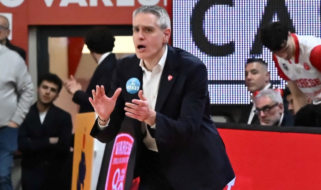 Ioannis Kastritis durante il match contro Derthona (foto Angelo Puricelli)