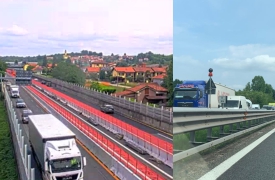 Carreggiata ridotta in Autolaghi: code verso Milano e Varese