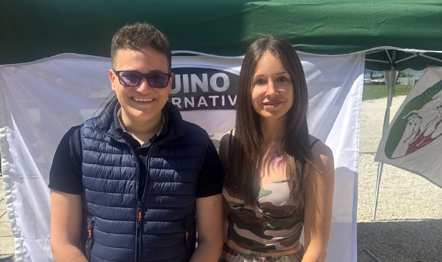 Stefania Bardelli con Paolo Nicastri a Luino