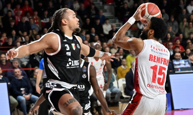 All’andata a Masnago la Virtus si impose 83-77 (foto Angelo Puricelli)