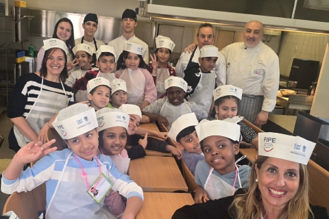 Giornata della ristorazione, bambini e chef ai fornelli