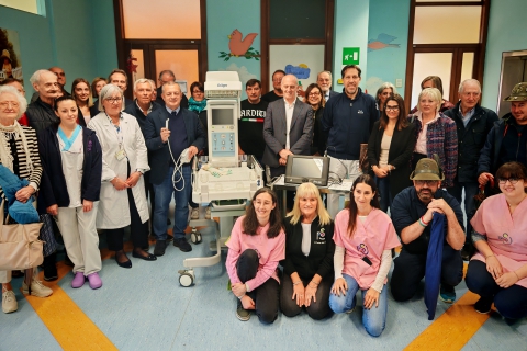 Solidarietà e innovazione, al Del Ponte macchinari salvavita