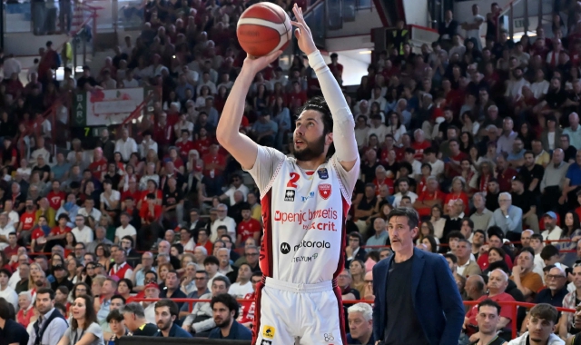 Alviti durante l’ultima partita casalinga contro Cremona (foto Angelo Puricelli)