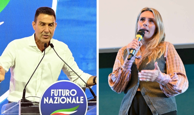Roberto Vannacci e Francesca Caruso