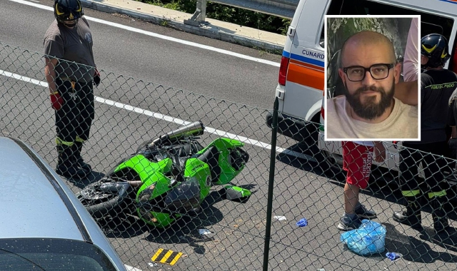 Antonio Zappani, 42 anni, morto ieri in un incidente stradale a Cadegliano Viconago